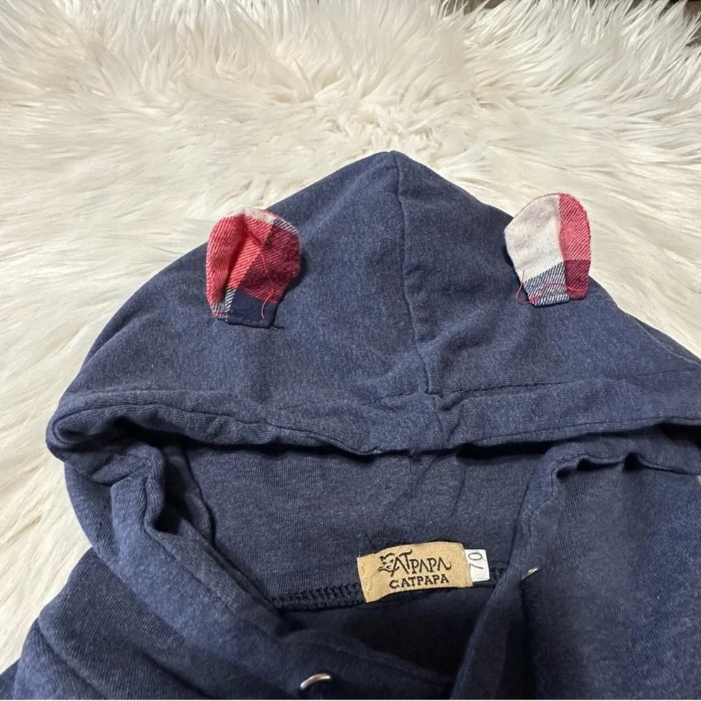 Atpapa Catpapa Hooded Romper‎